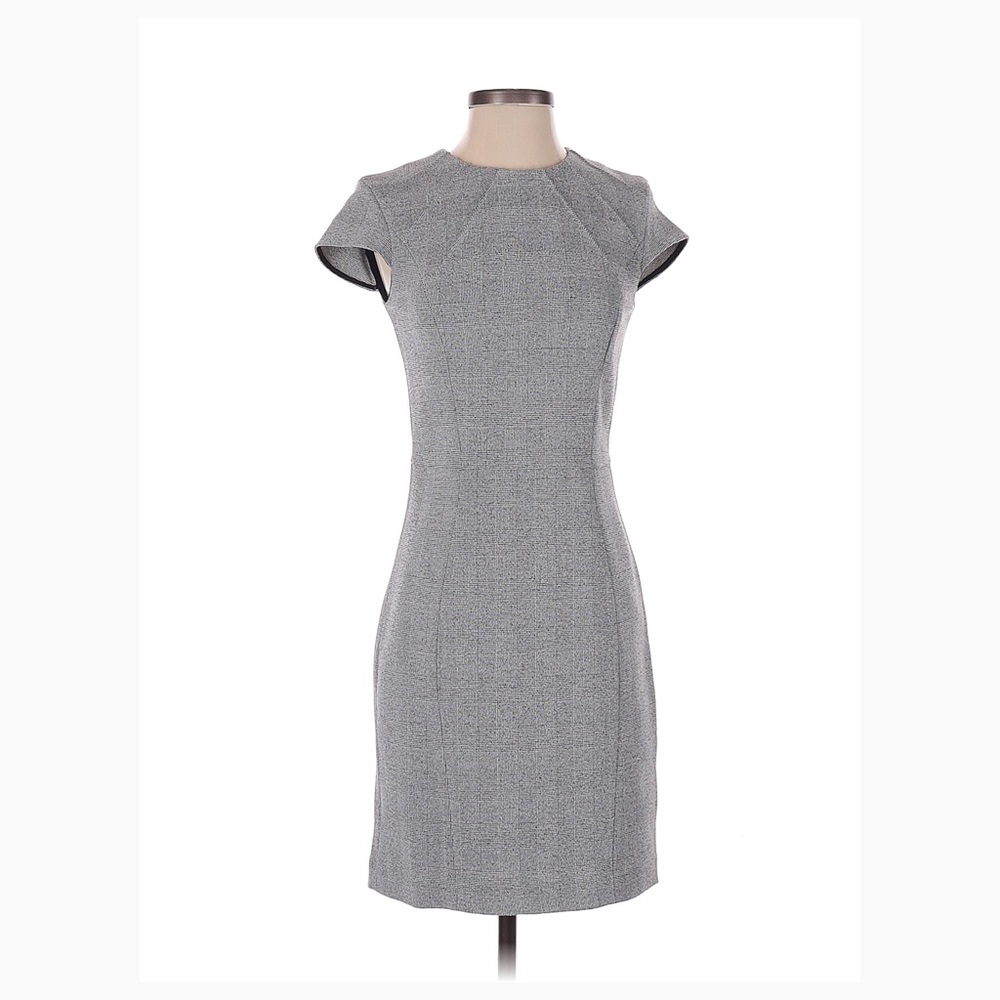 H&M Stretch Grey Work Dress